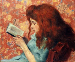 Petite fille aux cheveux roux