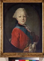 Portrait du grand duc Pavel Petrovich, enfant