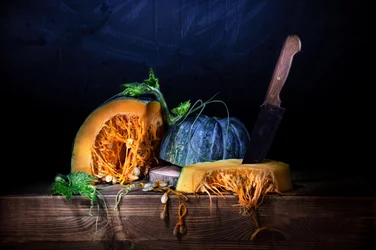 Récolte de citrouilles « Moody »