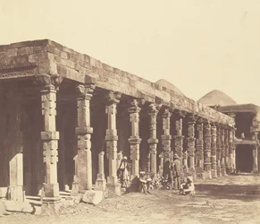 Intérieur du temple hindou à Kootub