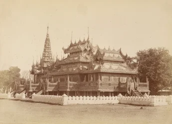 École du roi Thibaw Min, maintenant utilisée comme église