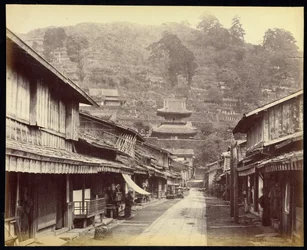 Rue Temple, quartier Native Town, Nagasaki