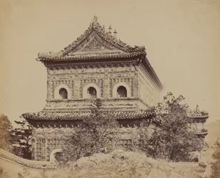 Le Grand Palais Impérial de Porcelaine Yuen Min Yuen, Pékin, 18 octobre 1860, 1860
