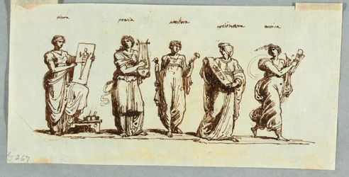 Figures allégoriques des arts