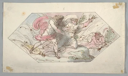 Dessin, Apollon et Daphné, 1796-98