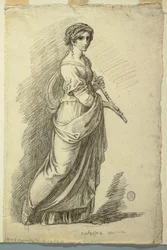 Euterpe, muse de la poésie lyrique