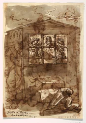 Carnet de croquis, Pape Sixte II et Diacre