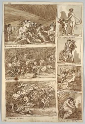 Page de carnet de croquis : Études d