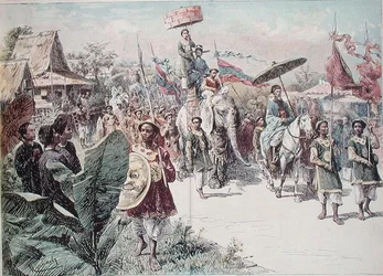 Cortège du Gouverneur de Hanoï, c.1870-80