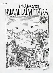 Le Mois de Juin, Récolte des Pommes de Terre