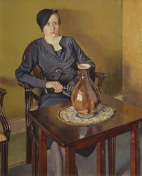 Femme avec un vase, vers 1929