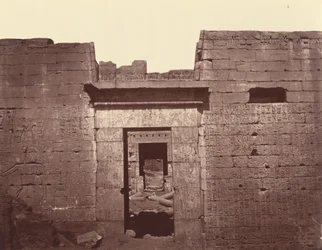 Deuxième porte du Grand Temple de Medinet Habu, Thèbes