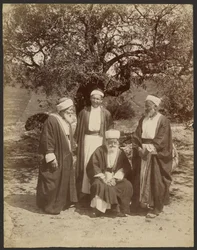 Groupe de cheikhs druzes: mont Carmel