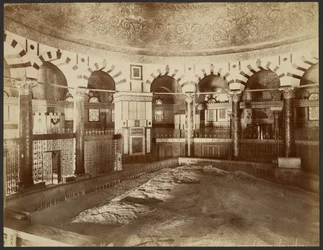 Intérieur, Dôme du Rocher, Jérusalem