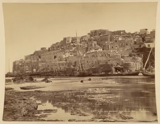 Jaffa, vue générale prise de la mer, Palestine