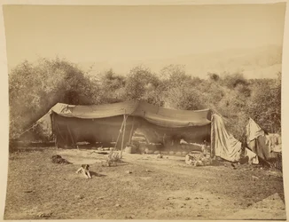 Tente de Bédouins nomades, Palestine