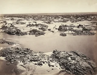 La première cataracte du Nil, prise à Philae, Égypte