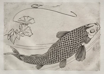 Service de table Rousseau : Grand poisson dans un style japonais n° 19, 1866