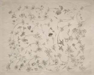 Motifs floraux pour assiettes et bordures (n° 14)