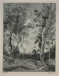 Paysage, ou Le Cheval Blanc, d