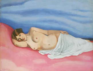 Nu féminin allongé, 1913