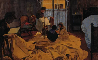 La Blanchisseuse, Chambre bleue
