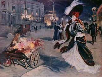 Paris de nuit dans le quartier de l