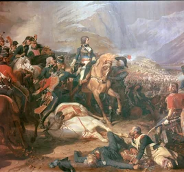 Napoléon à la bataille de Rivoli