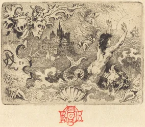 Le Diable amoureux de Jacques Cazotte, 2e vignette, 1878