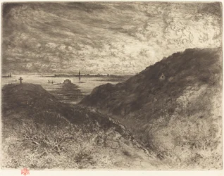 La falaise : Baie de Saint-Malo