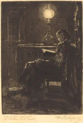 Liseuse à la Lampe, 1879