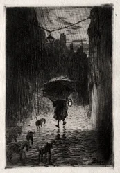 Pluie et parapluie