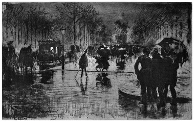 Retour des Champs-Élysées, c1870-1900 1924