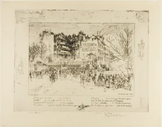 La Place des Martyrs et la Taverne de la Prison