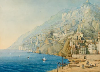 La côte amalfitaine, 1839
