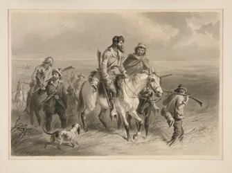 Les Border Ruffians envahissant le Kansas