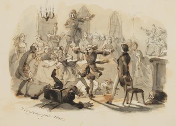 Une fête tapageuse