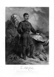 Général GB McClellan, major général de la guerre civile américaine, 1862-1867