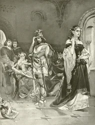 Hamlet. Acte IV, Scène V (gravure)