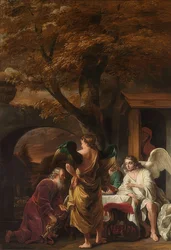 Abraham et les trois anges. 1660-63