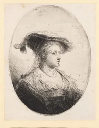 Jeune femme au chapeau