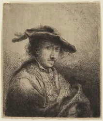 Homme à la plume au bonnet