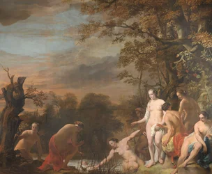 La fille du pharaon découvre Moïse dans la corbeille de joncs