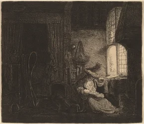 La famille dans la chambre