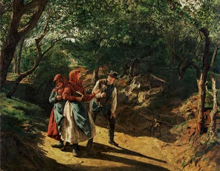 Rencontre dans la forêt