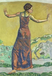Femme joyeuse