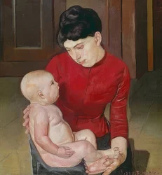 Mère et enfant. 1887