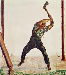 Le Bûcheron, 1910