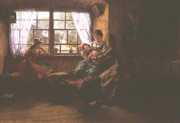 Les visiteurs heureux