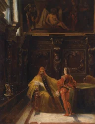 Intérieur de la Scuola di San Rocco, Venise